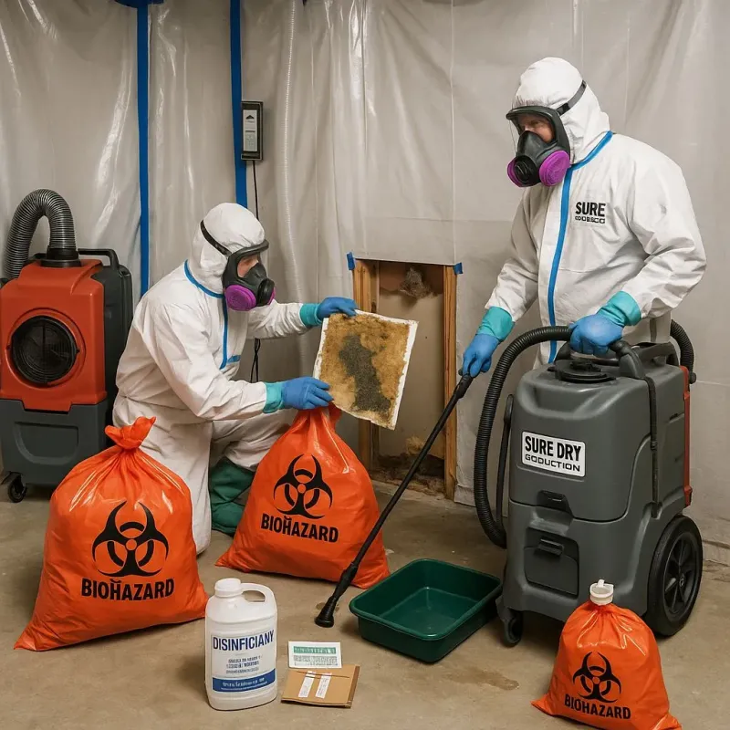 Contaminated Water Handling Protocols process in Sharon, MA