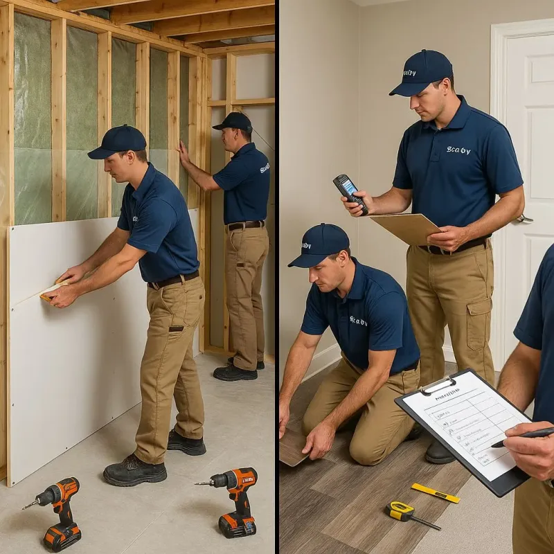 Repairs and Reconstruction process in Sharon, MA