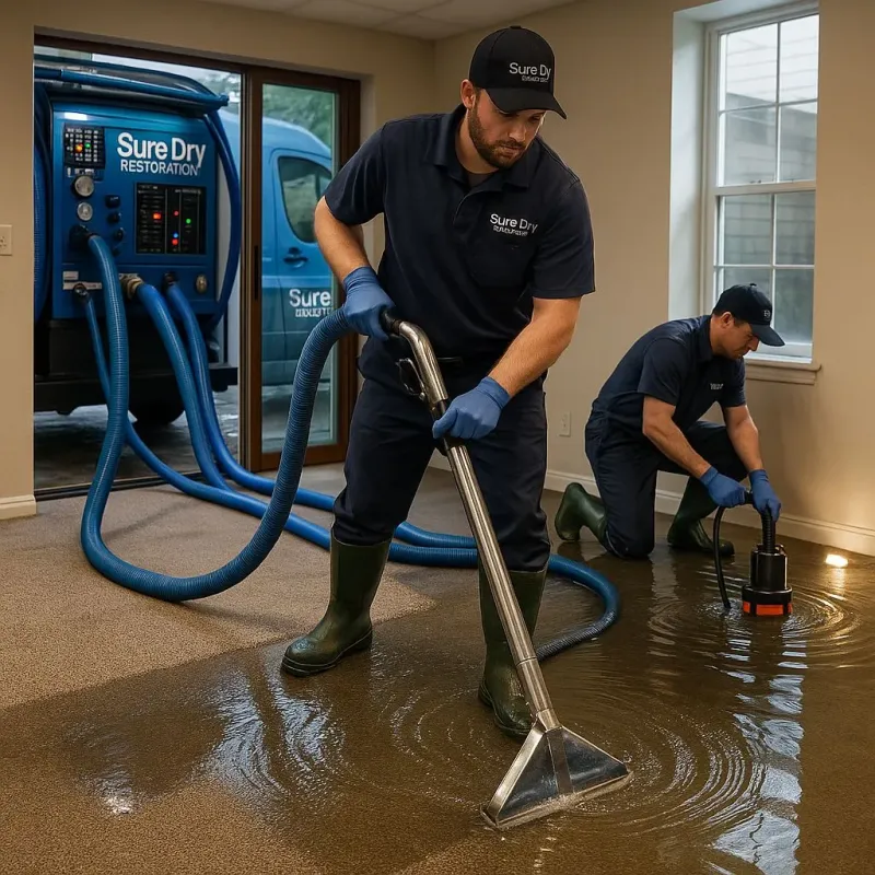 Water Extraction and Removal process in Sharon, MA